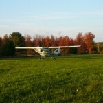 Torchport Airpark plane preparing to take off